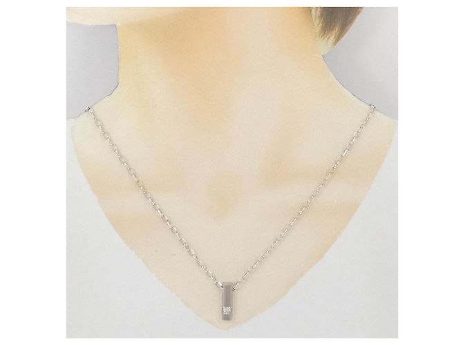Autre Marque Collana in oro bianco Au750 e diamanti Argento - vista 6