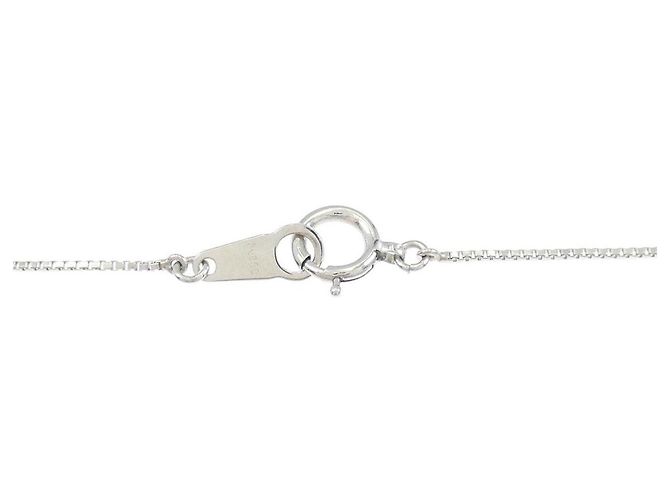 Autre Marque Collana a Croce con Diamanti Pt900/Pt850 Argento - vista 5