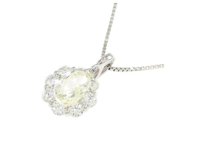 Autre Marque Collana in platino e diamanti Argento - vista 3