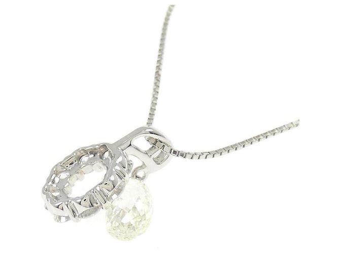 Autre Marque Collana in platino e diamanti Argento - vista 4