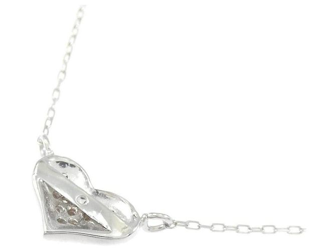 Autre Marque Collana Cuore con Diamanti Au750 Argento - vista 4