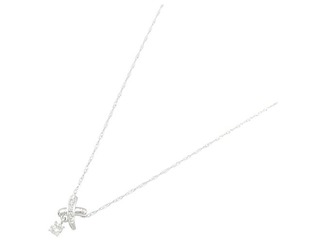 Autre Marque Collana in platino e diamanti Argento - vista 2