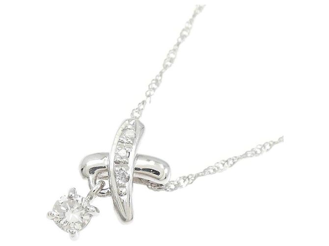 Autre Marque Collana in platino e diamanti Argento - vista 3