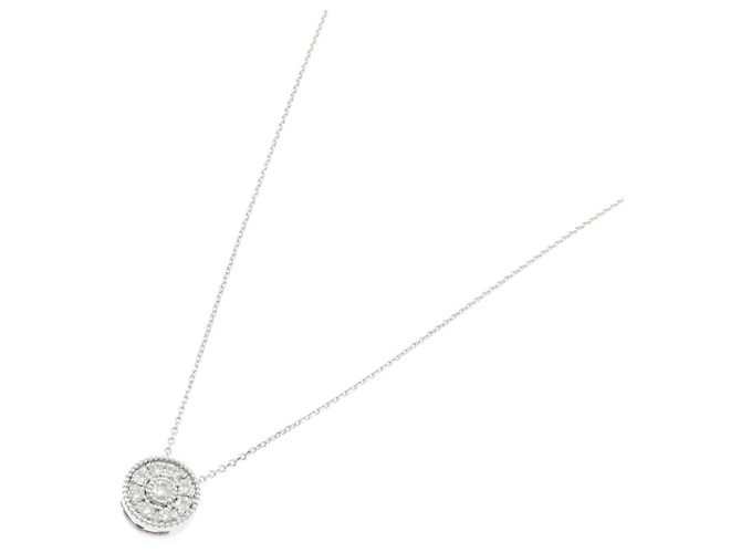 Autre Marque Collana in diamanti K10WG Argento - vista 2