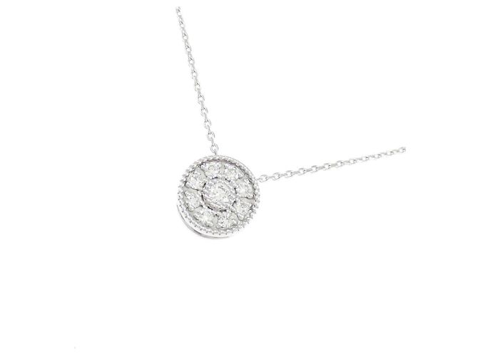 Autre Marque Collana in diamanti K10WG Argento - vista 3