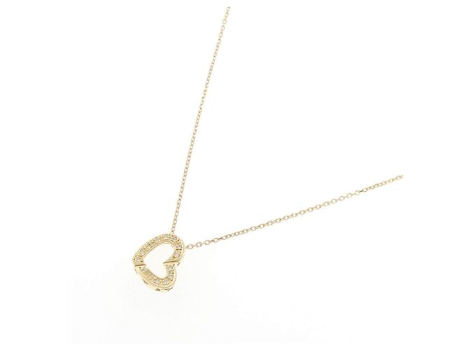 Autre Marque Collana Cuore con Diamanti Au750 D'oro - vista 2