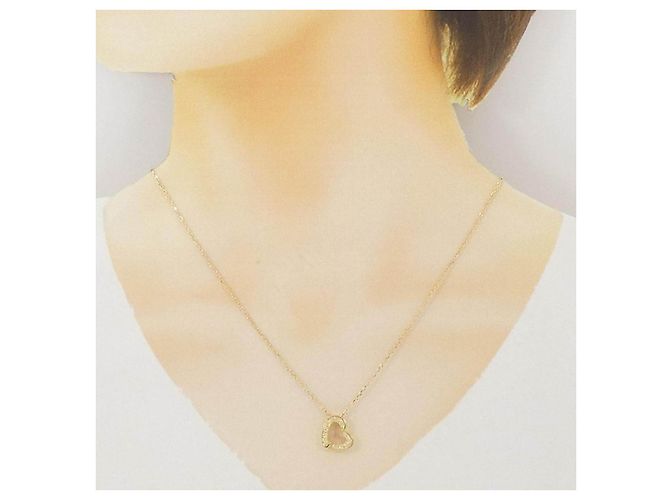 Autre Marque Collana Cuore con Diamanti Au750 D'oro - vista 6