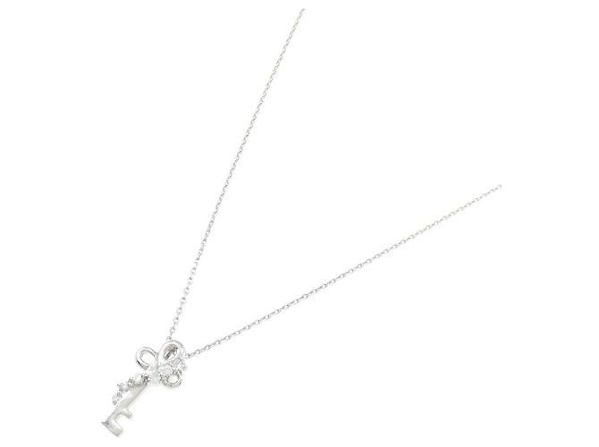 Autre Marque Collana in platino e diamanti Argento - vista 2