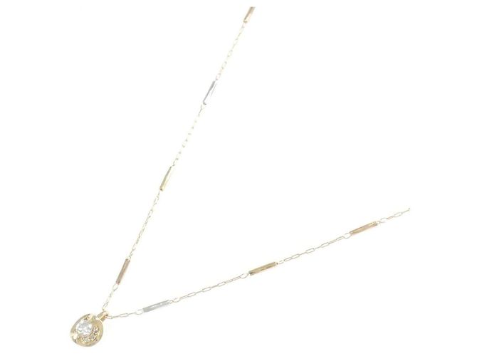 Autre Marque Collana di diamanti K10YG K10WG D'oro - vista 2
