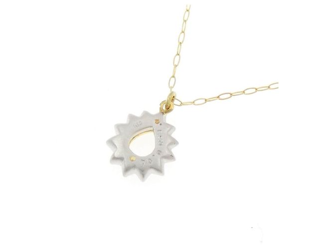 Autre Marque Collana di diamanti Au750 PT900 D'oro - vista 4