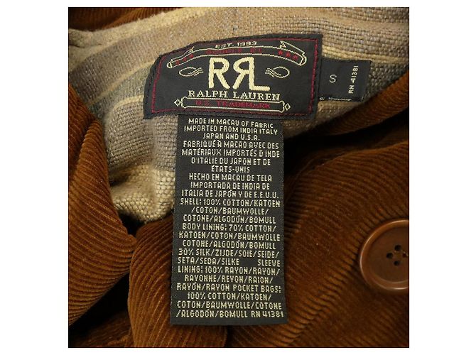 Ralph Lauren Abrigo RRL Castaño - vista 3