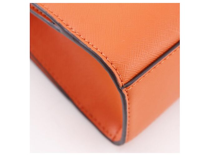 Borsa 2way Michael Kors SHEILA in vitello Arancione - vista 4