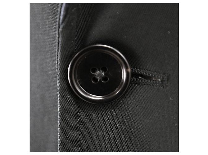 Chaqueta de gabardina de algodón Hermès 2023SS Negro - vista 13