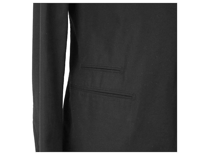 Chaqueta de gabardina de algodón Hermès 2023SS Negro - vista 14