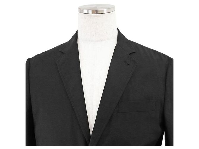 Chaqueta de gabardina de algodón Hermès 2023SS Negro - vista 2
