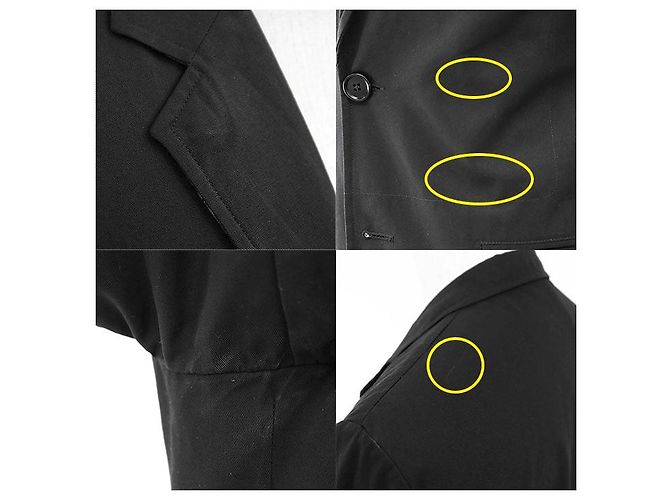Chaqueta de gabardina de algodón Hermès 2023SS Negro - vista 4