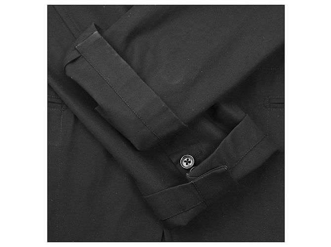 Chaqueta de gabardina de algodón Hermès 2023SS Negro - vista 6