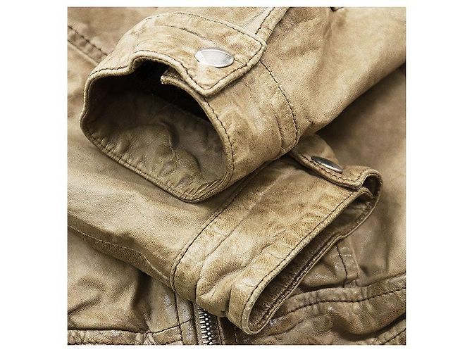 Dolce & Gabbana Dolce&Gabbana Lammlederjacke Beige - Ansicht 12
