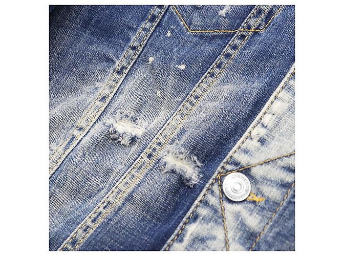 Autre Marque Chaqueta de denim elástico DSQUARED2 Azul - vista 11