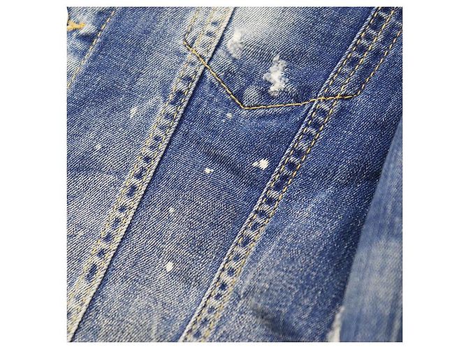 Autre Marque Chaqueta de denim elástico DSQUARED2 Azul - vista 12