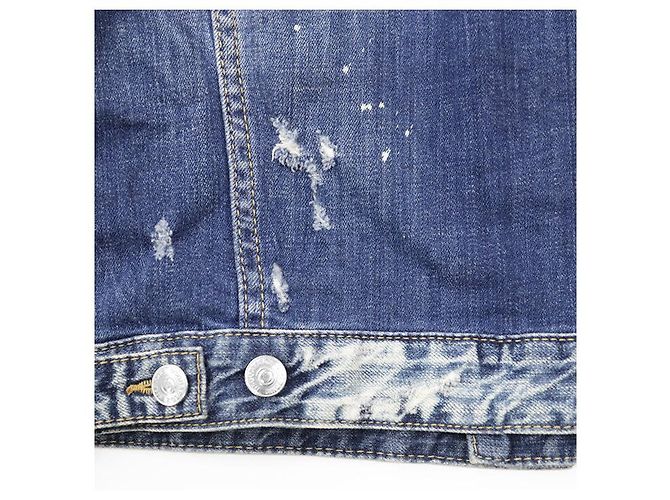 Autre Marque Chaqueta de denim elástico DSQUARED2 Azul - vista 15
