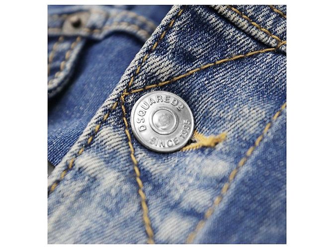 Autre Marque Chaqueta de denim elástico DSQUARED2 Azul - vista 5