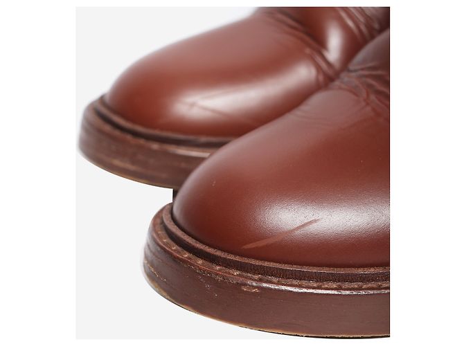 Chloé Chestnut Mallo leather knee-high boots - size EU 38 Brown - view 6