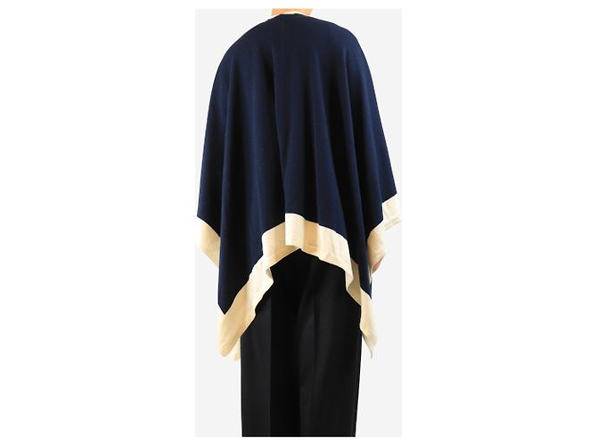 Autre Marque Kaschmir-Schal in Navy - size OS Marineblau - Ansicht 2