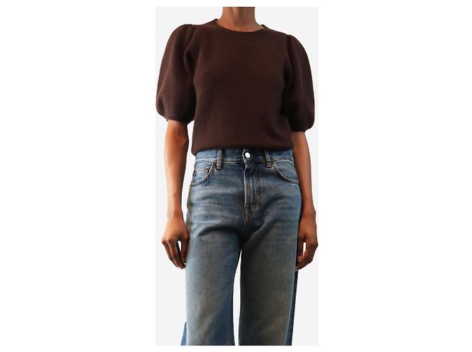 Nili Lotan Brauner Kaschmir-Cardigan - Größe XS - Ansicht 3