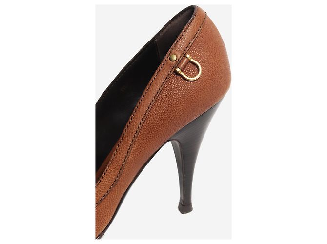 Burberry Décolleté marroni a punta - size EU 36 (UK 3) Marrone - vista 6