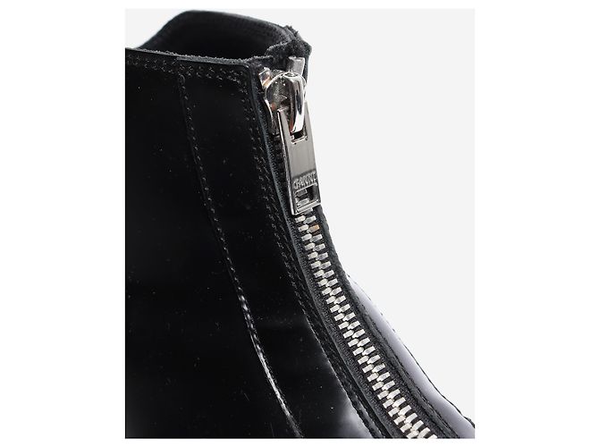 Ganni Schwarze Chunky Boots - Größe EU 40 (UK 7) - Ansicht 4