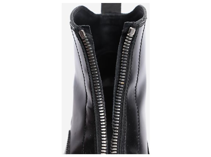 Ganni Schwarze Chunky Boots - Größe EU 40 (UK 7) - Ansicht 5