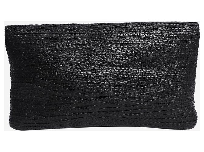 Jay Ahr Clutch intrecciata nera Nero - vista 2