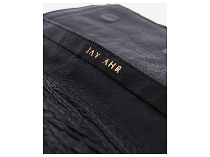 Jay Ahr Clutch intrecciata nera Nero - vista 4