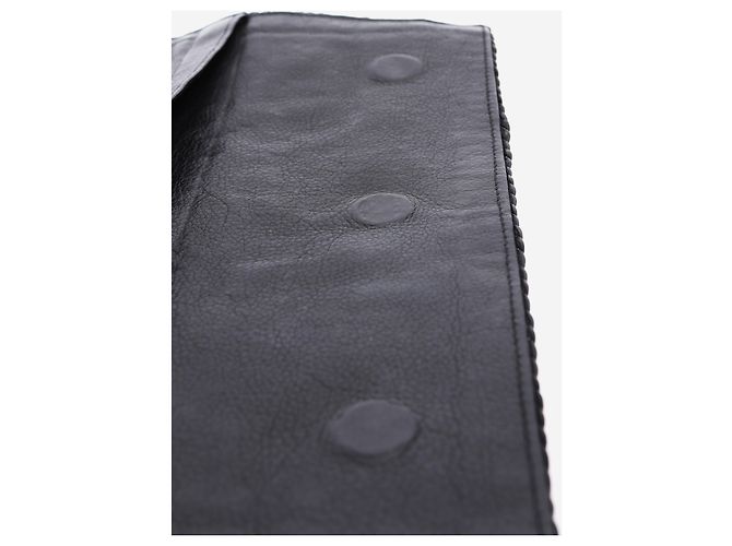 Jay Ahr Clutch intrecciata nera Nero - vista 6