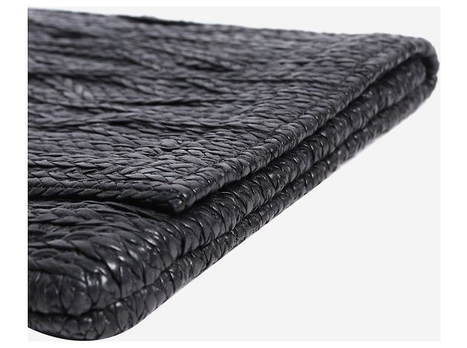 Jay Ahr Clutch intrecciata nera Nero - vista 7