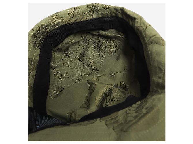 Erdem Cappello bucket in jacquard verde - vista 3