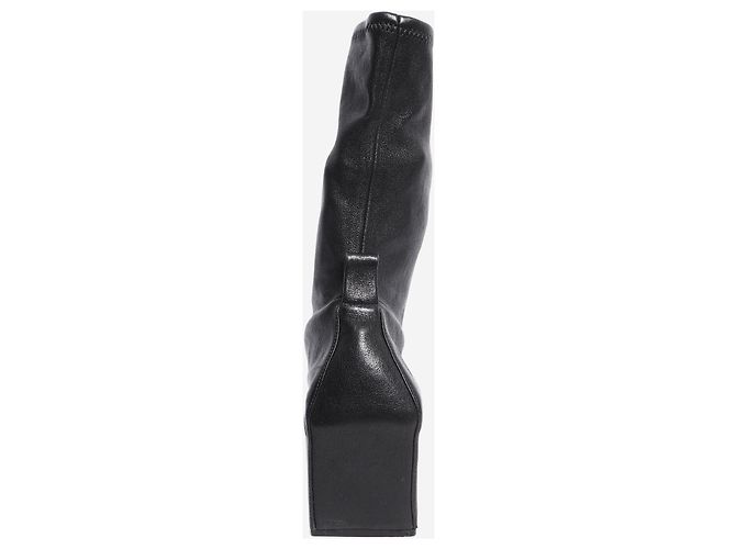 Jil Sander Schwarze spitze Stiefeletten - Größe EU 38 (UK 5) - Ansicht 3