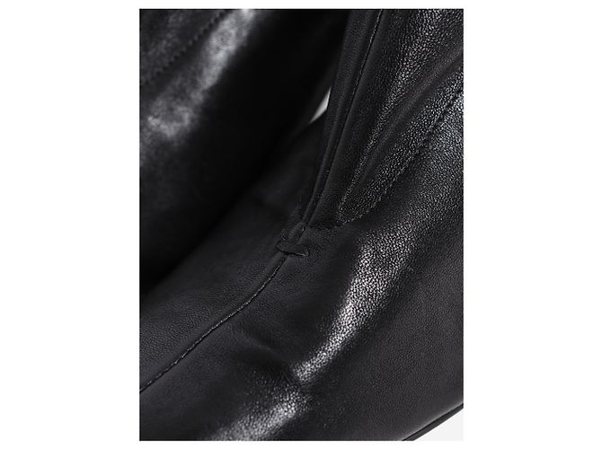 Jil Sander Schwarze spitze Stiefeletten - Größe EU 38 (UK 5) - Ansicht 5