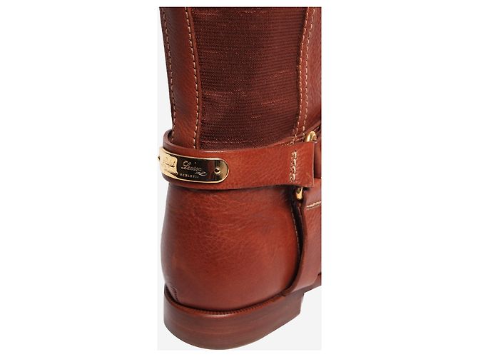 Ralph Lauren Stivali alti in pelle marrone - size UK 6.5 - vista 4