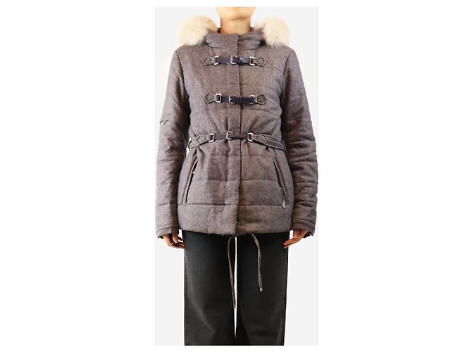 Dior Chaqueta con capucha morada - size UK 12 Púrpura - vista 3