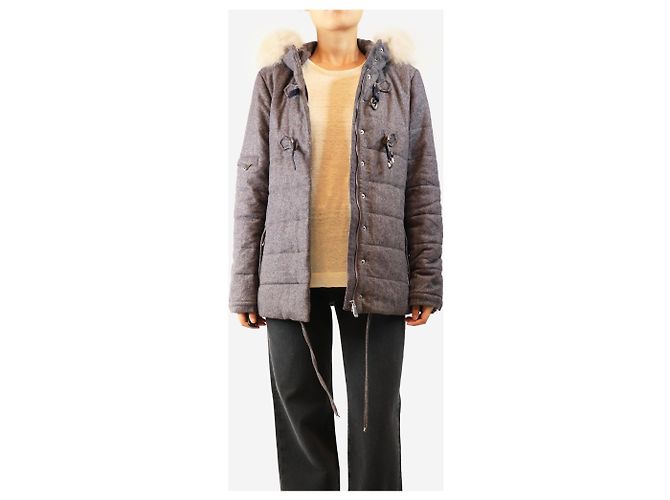 Dior Chaqueta con capucha morada - size UK 12 Púrpura - vista 4