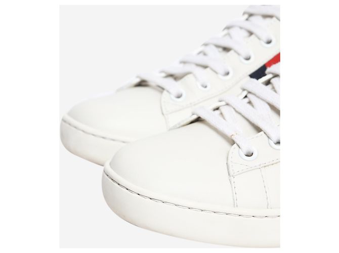 Gucci White Ace 'Loved' Leder-Sneaker - Größe EU 38.5 Weiß - Ansicht 3