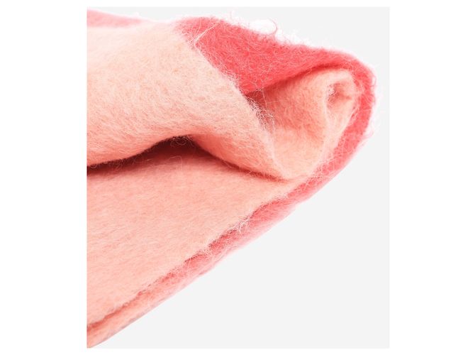 Acne Écharpe en mohair dégradé rose - vue 3
