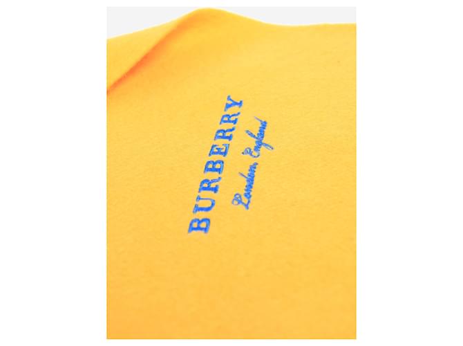 Burberry Sciarpa in cashmere gialla Giallo - vista 2