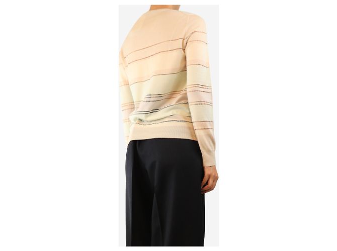 Jason Wu Woll-Top mit Pastellstreifen - size L Mehrfarben - Ansicht 2