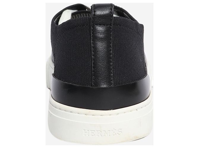Hermès Deep Strick-Sneaker schwarz - Größe EU 38 - Ansicht 2