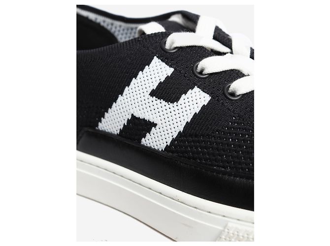 Hermès Deep Strick-Sneaker schwarz - Größe EU 38 - Ansicht 3