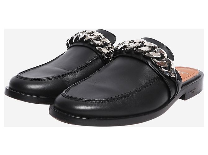 Givenchy Mules basse con catena nere - size EU 39 Nero - vista 2