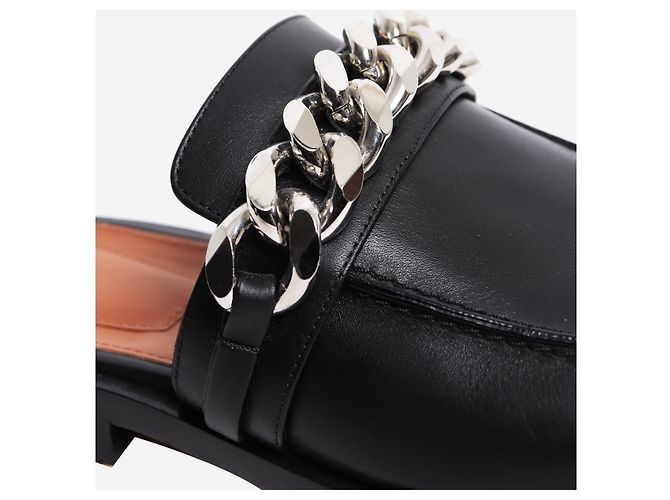 Givenchy Mules basse con catena nere - size EU 39 Nero - vista 5
